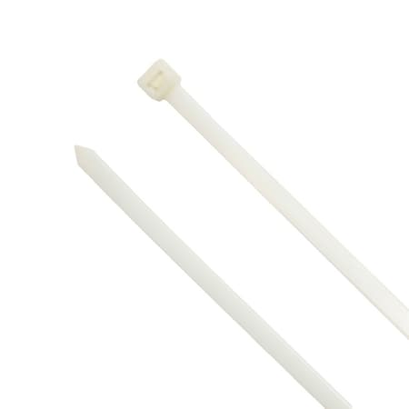 South Main Hardware Cable Tie, 18 in L, 5.1 in Max Bundle Dia., Natural, Nylon, 175 lb Strength, 50 PK 220215